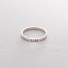 Срібний перстень "Імена" littlelove от ювелирного магазина Оникс