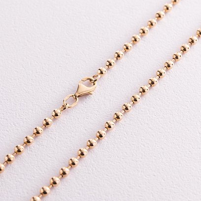 Кульковий ланцюжок у жовтому золоті ц00427