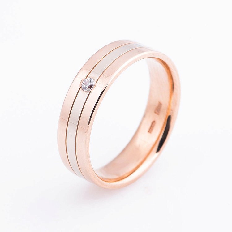 Обручальное кольцо обр000112 от ювелирного магазина Оникс