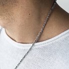 Мужская серебряная цепочка "Бесконечность" 15156 от ювелирного магазина Оникс - 1