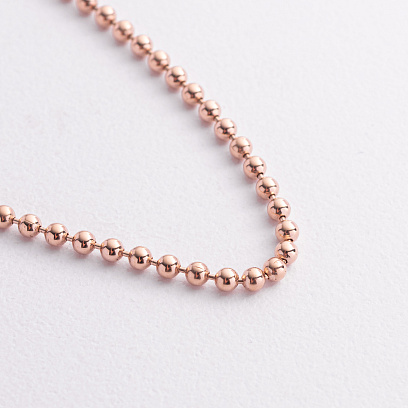 Браслет "Кульки" у червоному золоті б05700 №3