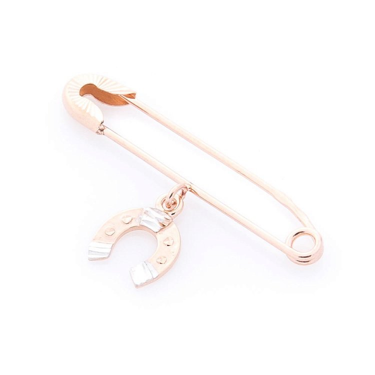 Золота шпилька "Підкова" зак00274 від ювелірного магазину Онікс