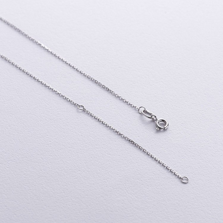 Кольє в білому золоті з діамантом 719361121 від ювелірного магазину Онікс - 4