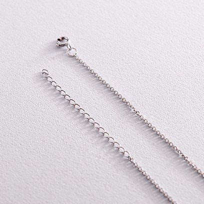 Колье "Булавка" в белом золоте кол02252 №15