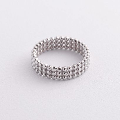 Каблучка "Рейчел" з кульками (срібло) mini 7399 №2