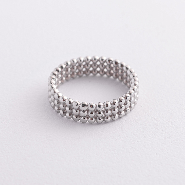 Каблучка "Рейчел" з кульками (срібло) mini 7399 від ювелірного магазину Онікс - 1