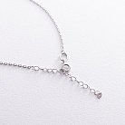 Срібне кольє "Серце" (емаль) OR132040 от ювелирного магазина Оникс - 6