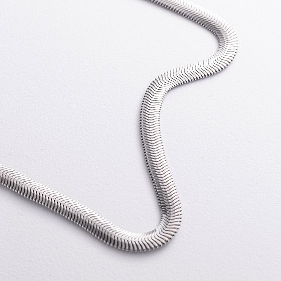 Серебряная цепочка (снейк) 6мм 15230-6 №5