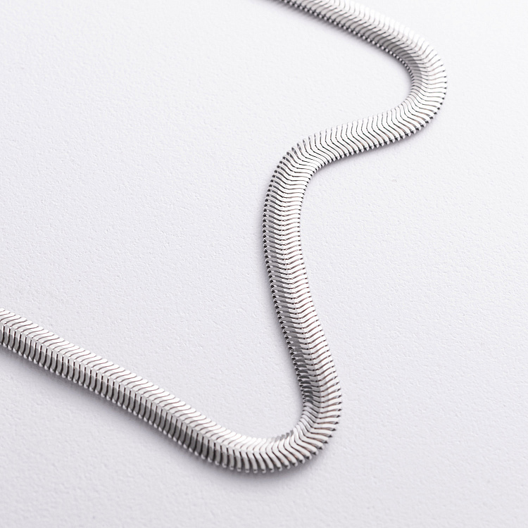 Серебряная цепочка (снейк) 6мм 15230-6 от ювелирного магазина Оникс - 4