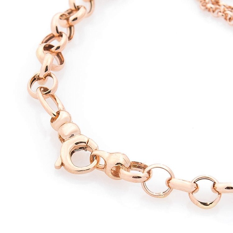 Золотий браслет з фіанітами б03327 від ювелірного магазину Онікс - 2