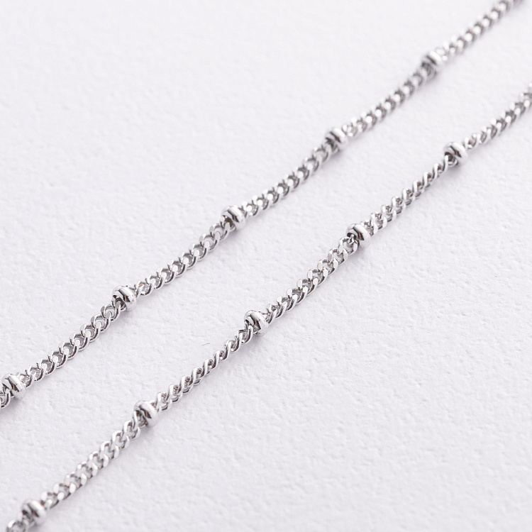 Серебряная цепочка 15244 от ювелирного магазина Оникс - 1