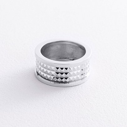 Кольцо "Gina" в белом золоте к07412 №3