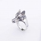 Срібний перстень "Вовк" 111354 от ювелирного магазина Оникс