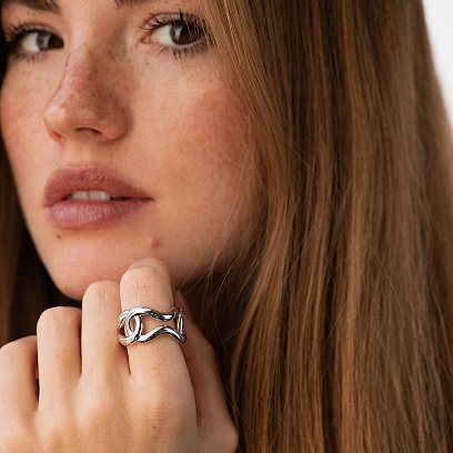 Срібна каблучка "Michelle" 7247род №4