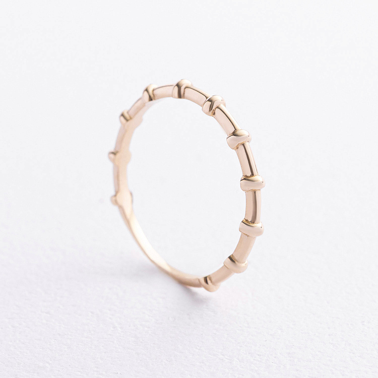 Каблучка "Milly" у жовтому золоті к08472 від ювелірного магазину Онікс - 1