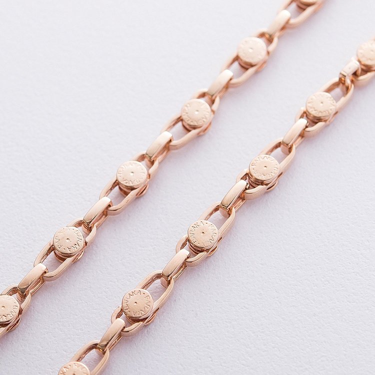 Ланцюжок з червоного золота "BARAKA" ц00392 від ювелірного магазину Онікс - 1