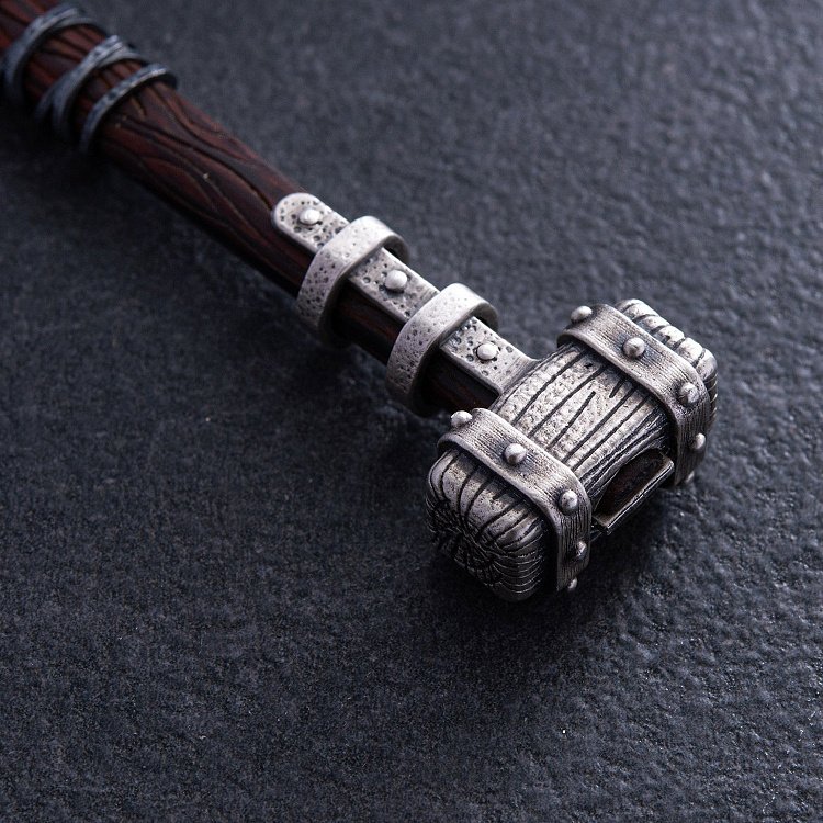 Срібний кулон "Молот вікінга" з ебеном 1116п від ювелірного магазину Онікс - 10