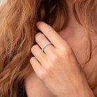 Кольцо с бриллиантами в белом золоте 101-10131(16.5) от ювелирного магазина Оникс - 6