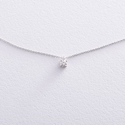 Золоте кольє з діамантом колб0058di