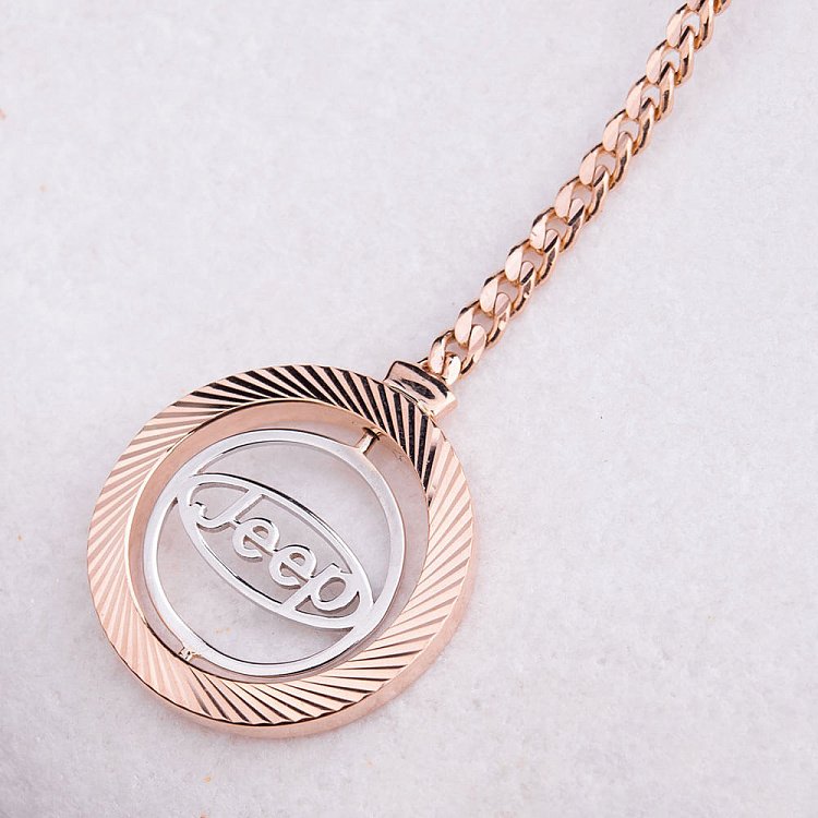 Золотой брелок "Jeep-Джип" бр00034 от ювелирного магазина Оникс