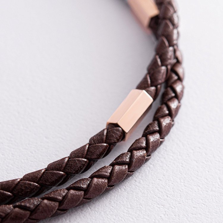 Ювелирный шнурок с золотой застежкой 73082400 от ювелирного магазина Оникс - 1