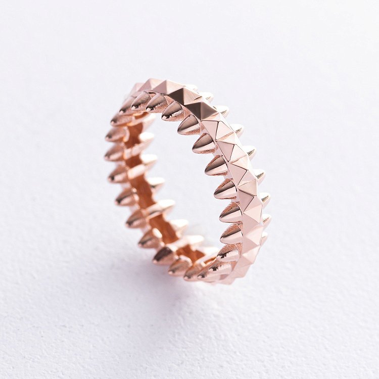 Кольцо в красном золоте к07580 от ювелирного магазина Оникс - 2