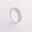 Кольцо в белом золоте с бриллианты кб0431nl от ювелирного магазина Оникс