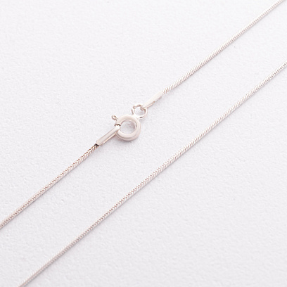 Серебряная цепочка Снейк (1 мм) 15002
