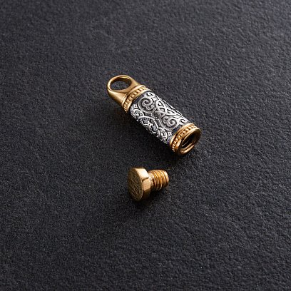 Срібний кулон - мощевик 133072 №5