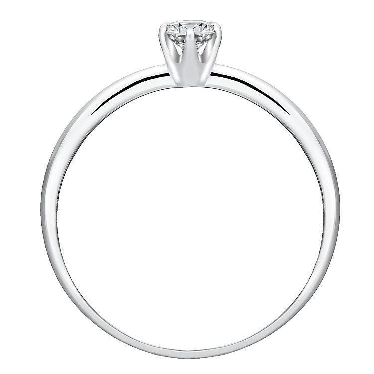 Золотое помолвочное кольцо с бриллиантом zberdh168 от ювелирного магазина Оникс - 3