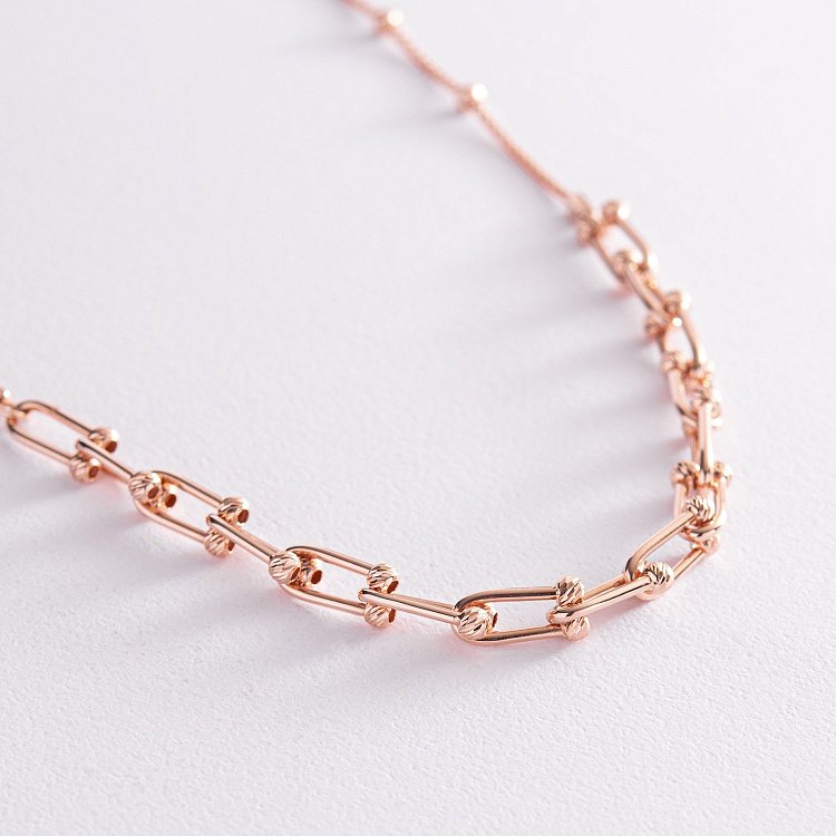 Золотое колье "Фантазия" кол02180 от ювелирного магазина Оникс - 2