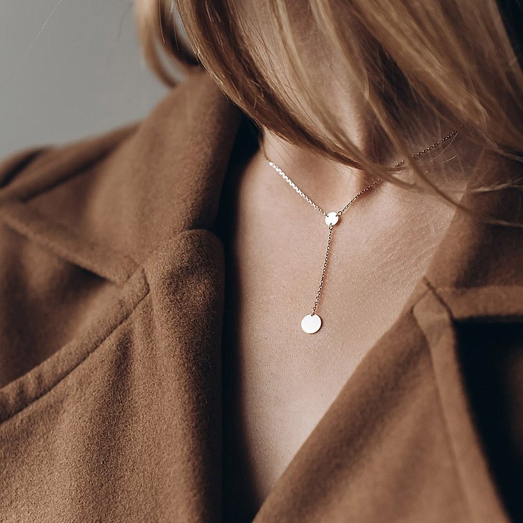 Золоте кольє "Монетки" (можливе гравіювання) кол01479 від ювелірного магазину Онікс - 8