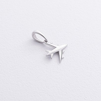Кулон "Літачок" в білому золоті п03549