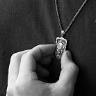 Золотой кулон "Архангел Михаил моли Бога о нас" п03823 от ювелирного магазина Оникс - 11