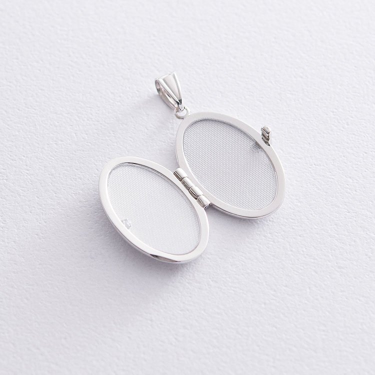 ﻿Золотий кулон для фотографії з хрестиком п03439 від ювелірного магазину Онікс - 1