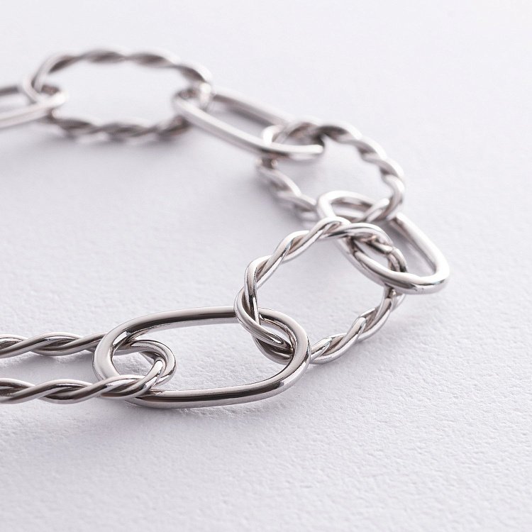 Серебряный браслет "Свобода" (родий) 141640 от ювелирного магазина Оникс - 4