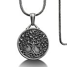 Срібний кулон "Дерево життя" (можливе гравіювання) 133187 от ювелирного магазина Оникс - 7