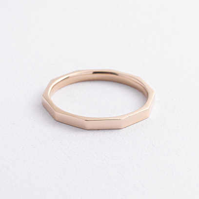 Каблучка в жовтому золоті к08388