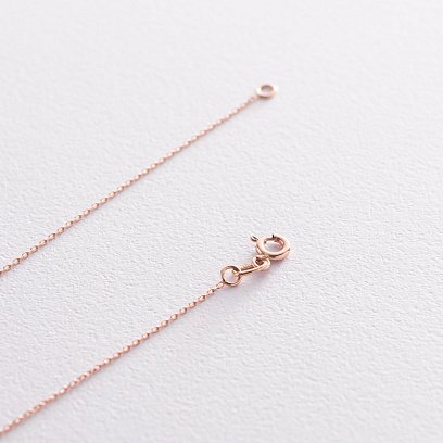 Подвійне золоте кольє "Ханна" з фіанітами кол01862 №4