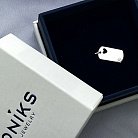 Кулон "Сердечко" для гравіювання (біле золото) п03268 от ювелирного магазина Оникс - 4