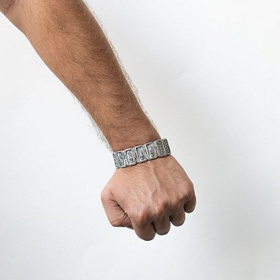 ﻿Срібний браслет "Дванадцять апостолів" 141436 №4