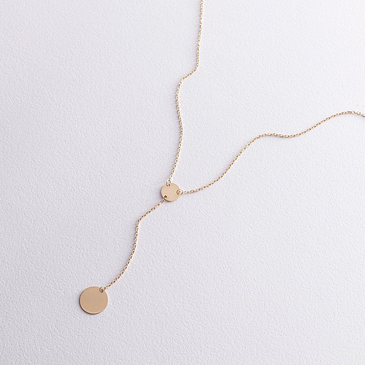 Золоте кольє "Монетки" (можливе гравіювання) кол01478 від ювелірного магазину Онікс - 12