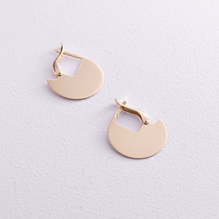 Сережки "Лаура" у жовтому золоті 470591М від ювелірного магазину Онікс