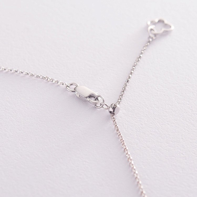 Золотое колье (кианит, сапфир) колб0032tk от ювелирного магазина Оникс - 4