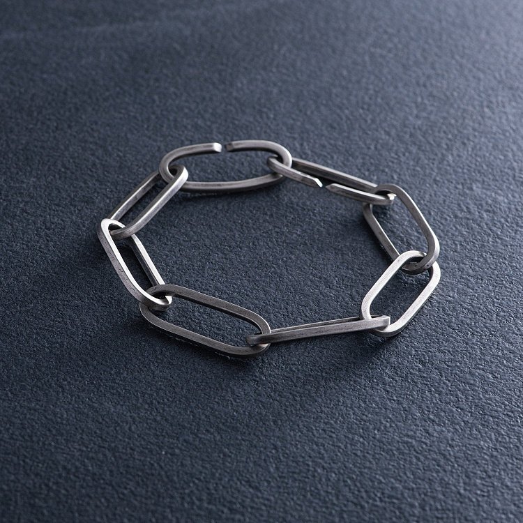 Серебряный браслет "Цепочка" (матовый) 141650 от ювелирного магазина Оникс - 1