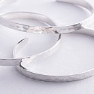 Жесткий серебряный браслет (текстурный) 141476 от ювелирного магазина Оникс - 2