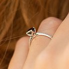 Помолвочное кольцо с бриллиантами (белое золото) 236361122 от ювелирного магазина Оникс - 3