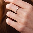 Помолвочное золотое кольцо с бриллиантом 101-10039 от ювелирного магазина Оникс - 3