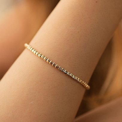 Браслет из желтого золота б04167 №14