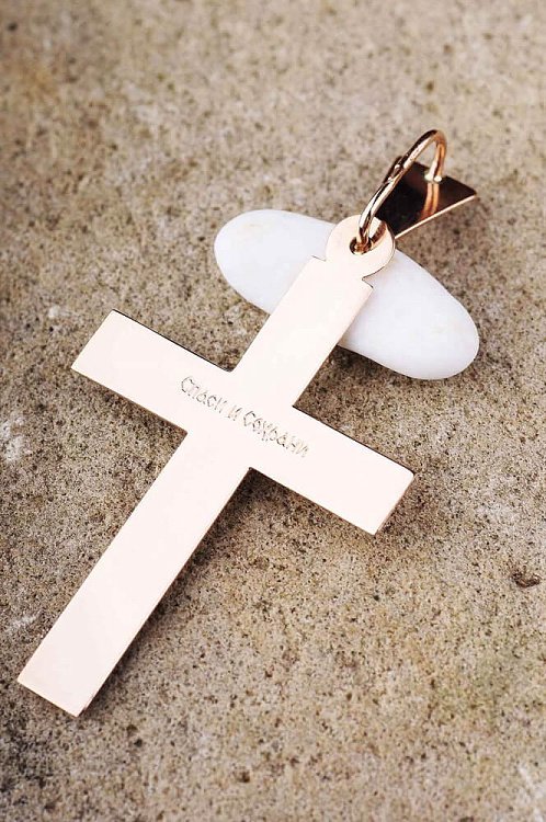 Православний хрест п01353 від ювелірного магазину Онікс - 1